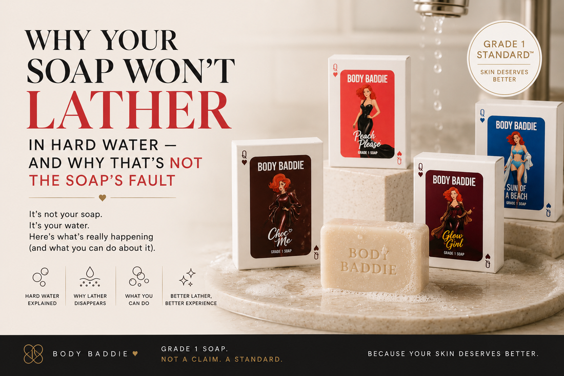 Why Your Soap Won't Lather in Hard Water — And Why That's Not the Soap's Fault