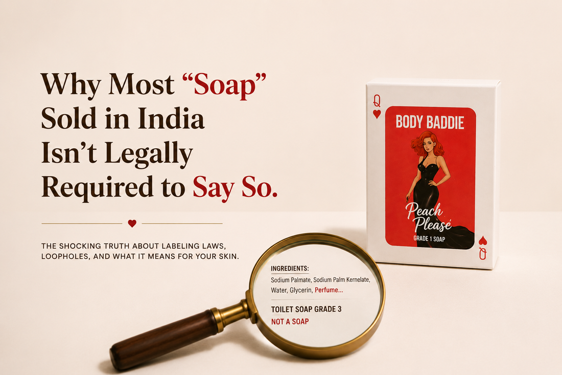 Why Most "Soap" Sold in India Isn't Legally Required to Say So